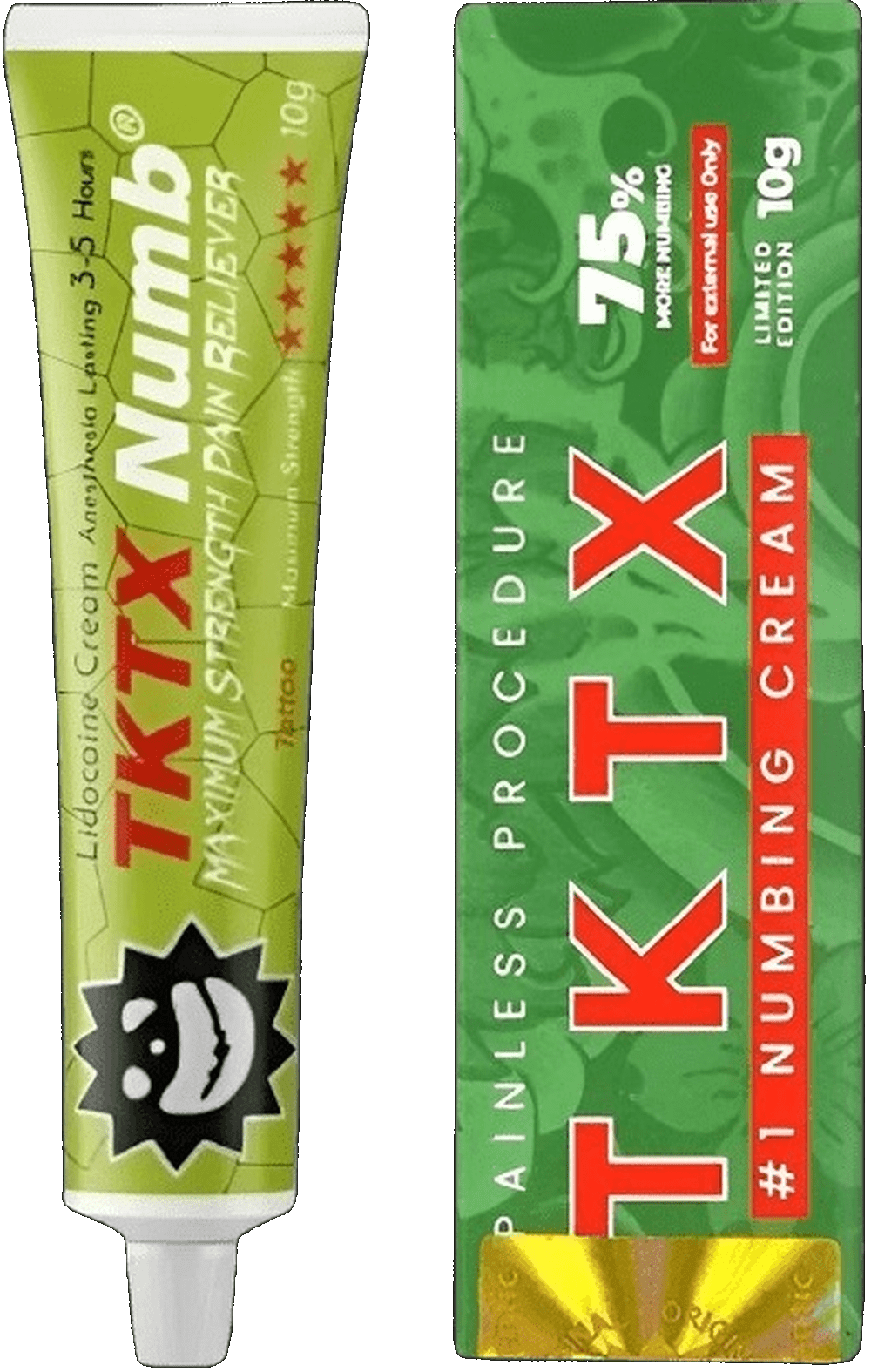 TKTX Green 75% Tattoo Cream